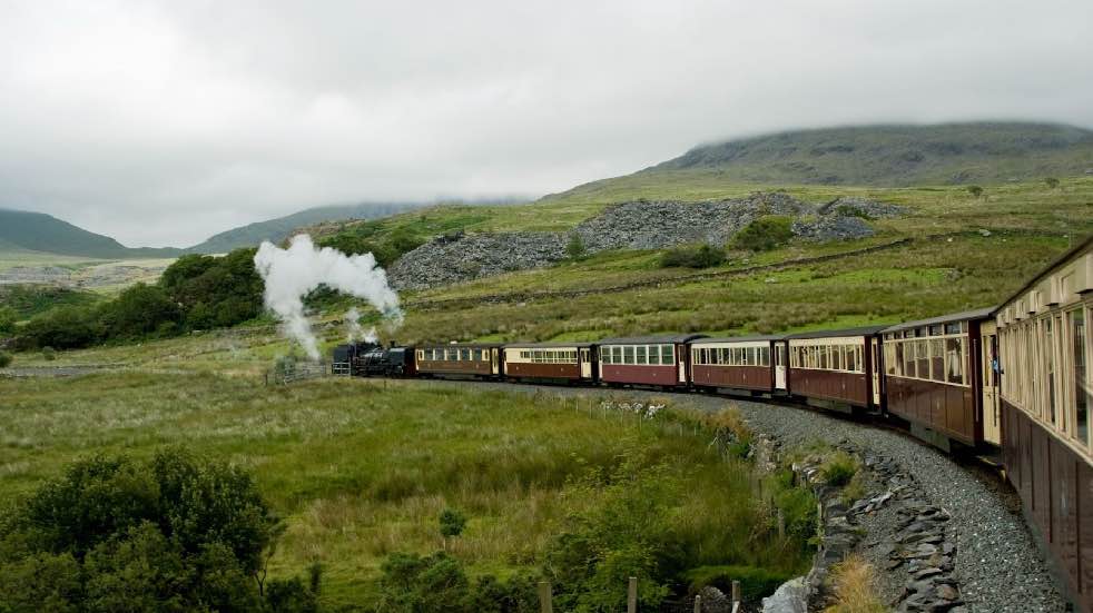 Steam train North Wales